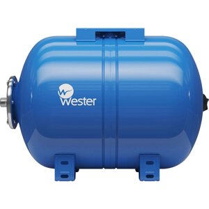 Горизонтальный мембарнный бак для водоснабжения Wester WAO 50
