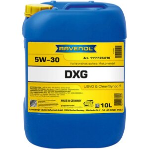Моторное масло ravenol DXG SAE 5W-30, 10 л