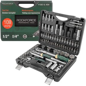 Набор инструмента Rockforce 108 пр. 1/4",1/2" 6гр. RF-41082-5LNEW (53000)