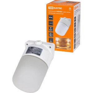 Настенный наклонный светильник для сауны TDM НПБ400-1