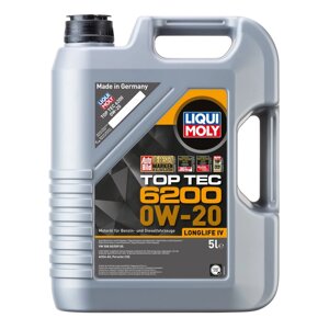 НС-синтетическое моторное масло LIQUI MOLY Top Tec 6200 0W-20
