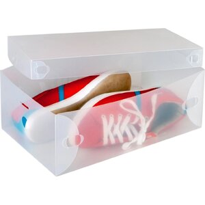 Пластиковые коробка для хранения обуви Tatkraft GLASGOW
