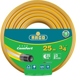 Поливочный армированный трехслойный шланг Raco COMFORT