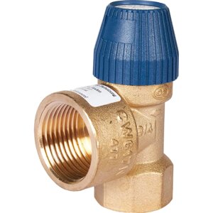 Предохранительный клапан для систем водоснабжения 10 бар 3/4"x1"477.299) STOUT Svs-0030-010020