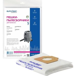 Синтетические многослойные мешки для пылесоса BOSCH, FLEX, HAMMER EURO Clean EUR-201/5