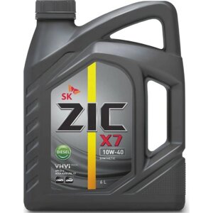 Синтетическое масло для коммерческих авто zic E7, X7 10w40 Diesel CI-4/SL