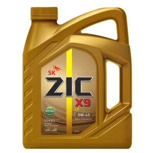Синтетическое масло для легковых авто zic X9 LS 5w40 Diesel SN/CF MB-Approval 229 dexos2