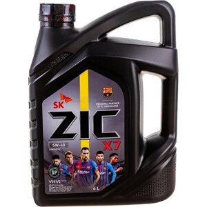 Синтетическое масло для легковых автомобилей zic X7 5w40 MB-229.5