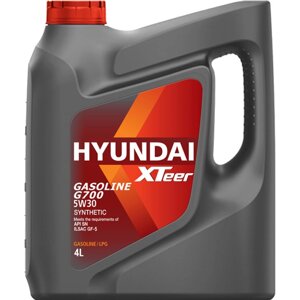 Синтетическое моторное масло HYUNDAI XTeer XTeer Gasoline G700 5W30 SN