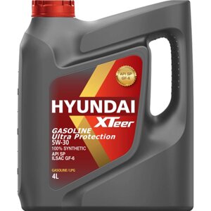 Синтетическое моторное масло HYUNDAI XTeer XTeer Gasoline Ultra Protection 5W30