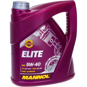 Синтетическое моторное масло MANNOL ELITE 5W40