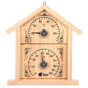 Термометр для бани и сауны Банные штучки Банная станция Домик