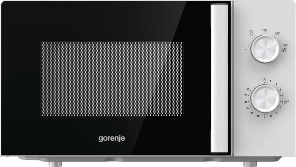 Микроволновая печь Gorenje MO20E1WH 20л, 800Вт, черный/белый от компании F-MART - фото 1