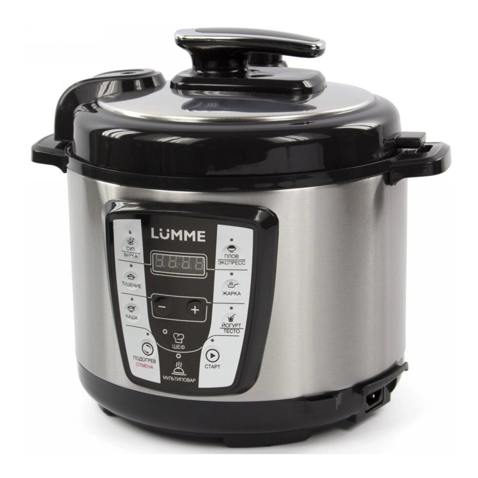 Мультиварка-скороварка Lumme LU-1450 черный жемчуг (Уценка) от компании F-MART - фото 1