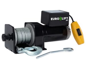 Автомобильная лебедка электрическая KDJ-2000Н (200-D)12V «EURO-LIFT»