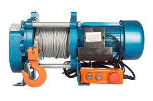 Электрическая лебедка REM ЛЭК-500 E21 (KCD) 500 кг 220 В с канатом 30 м «TOR»