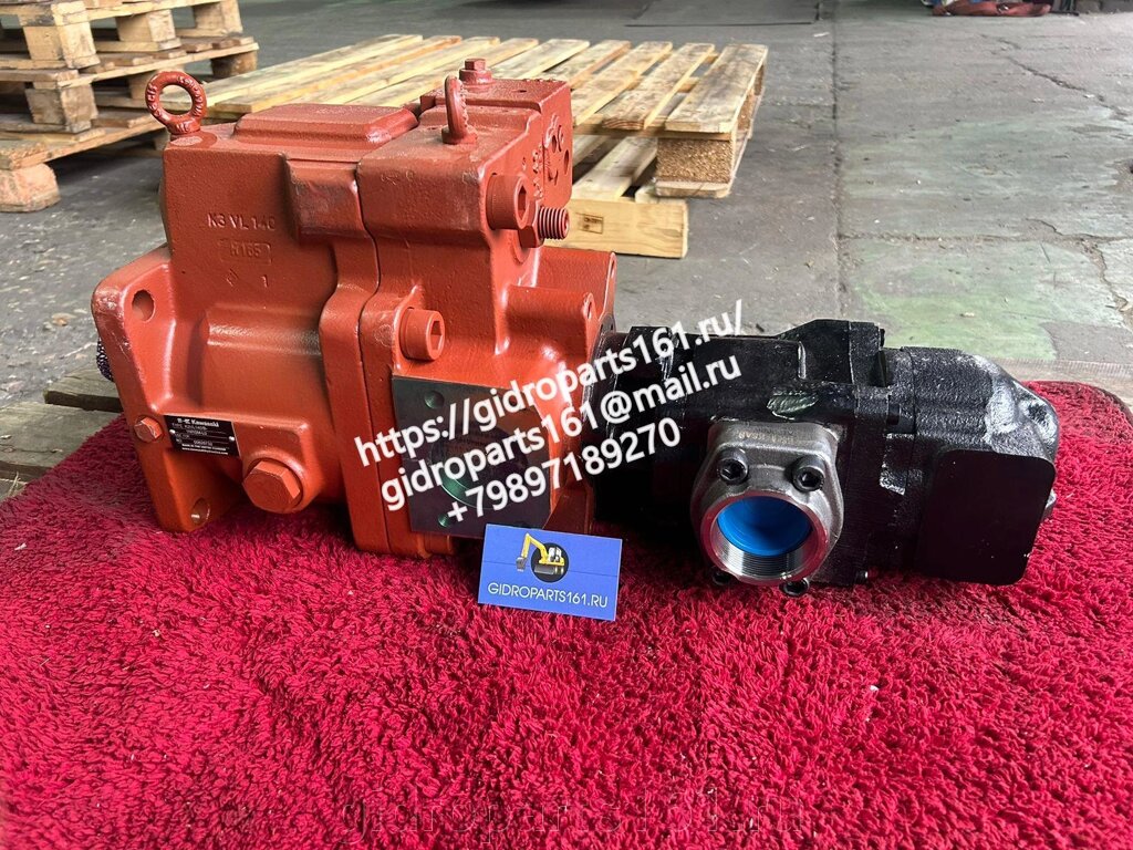 Гидравлический насос KAWASAKI K3VL140 + Насос PARKER 7029122076 от компании Гидравлические запчасти 161 - фото 1