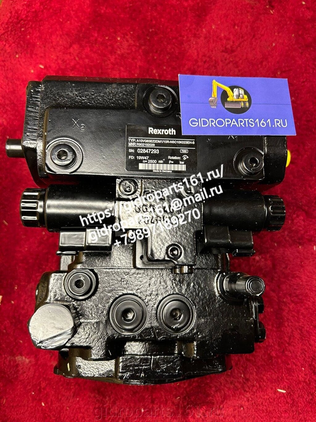 Гидравлический насос REXROTH A10VG63EZ2DM1/10R-NSC10K023EH-S от компании Гидравлические запчасти 161 - фото 1