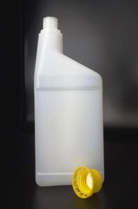 Бутыль для масла и реактивов 1 л, горло 18 мм, ПНД, с крышкой и изолоновой прокладкой, 100 шт/упак