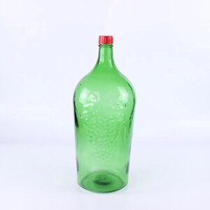 Бутыль винная 7 литров "ПУЗАН", зеленое стекло