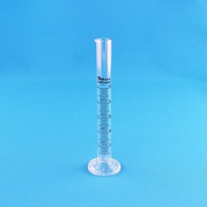 Цилиндр мерный 5drops 1-10-2, 10 мл, стекло Boro 3.3, со стеклянным основанием, с носиком, градуированный
