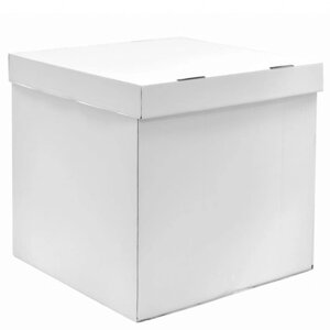 Коробка для воздушных шаров, белый, 60*60*60, инд/упак.