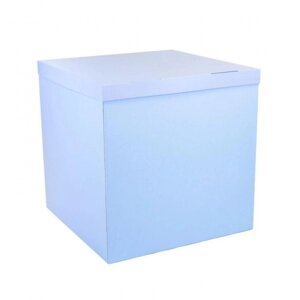 Коробка для воздушных шаров, голубой, 60*60*60, инд/упак.