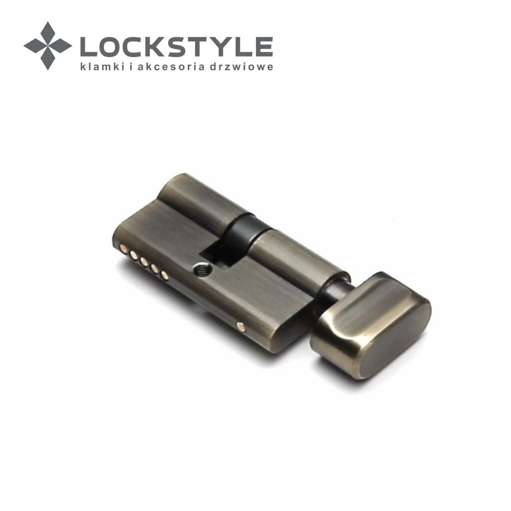 Цилиндровый механизм LOCKSTYLE C30X30KN (AB бронза) от компании "Локстайл-Россия"- стильная фурнитура для дверей и мебели - фото 1