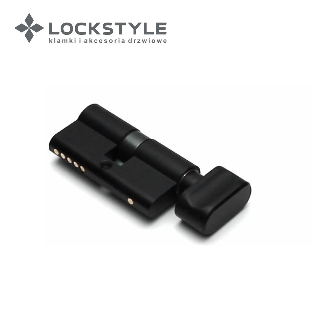 Цилиндровый механизм LOCKSTYLE C30X30KN AL6 (черный) от компании "Локстайл-Россия"- стильная фурнитура для дверей и мебели - фото 1