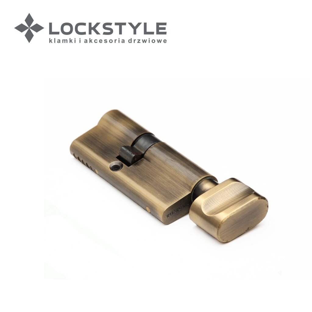 Цилиндровый механизм LOCKSTYLE C40X30KC AB (бронза) от компании "Локстайл-Россия"- стильная фурнитура для дверей и мебели - фото 1