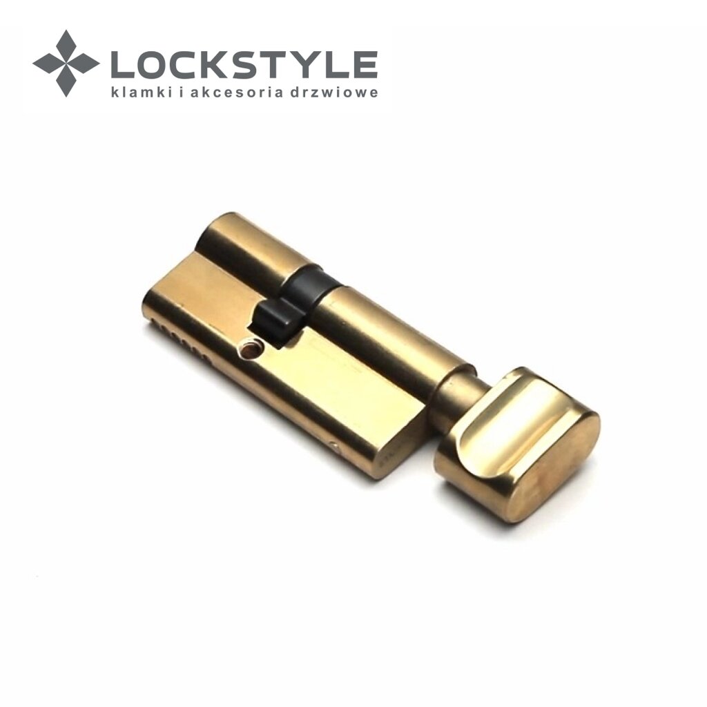 Цилиндровый механизм LOCKSTYLE C40X30KC PB (золото) от компании "Локстайл-Россия"- стильная фурнитура для дверей и мебели - фото 1