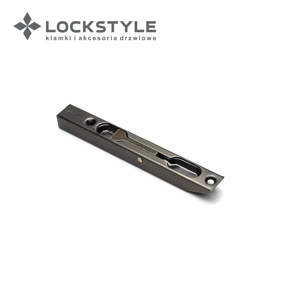 Ригель потайной LOCKSTYLE FB140 AB (бронза) от компании "Локстайл-Россия"- стильная фурнитура для дверей и мебели - фото 1