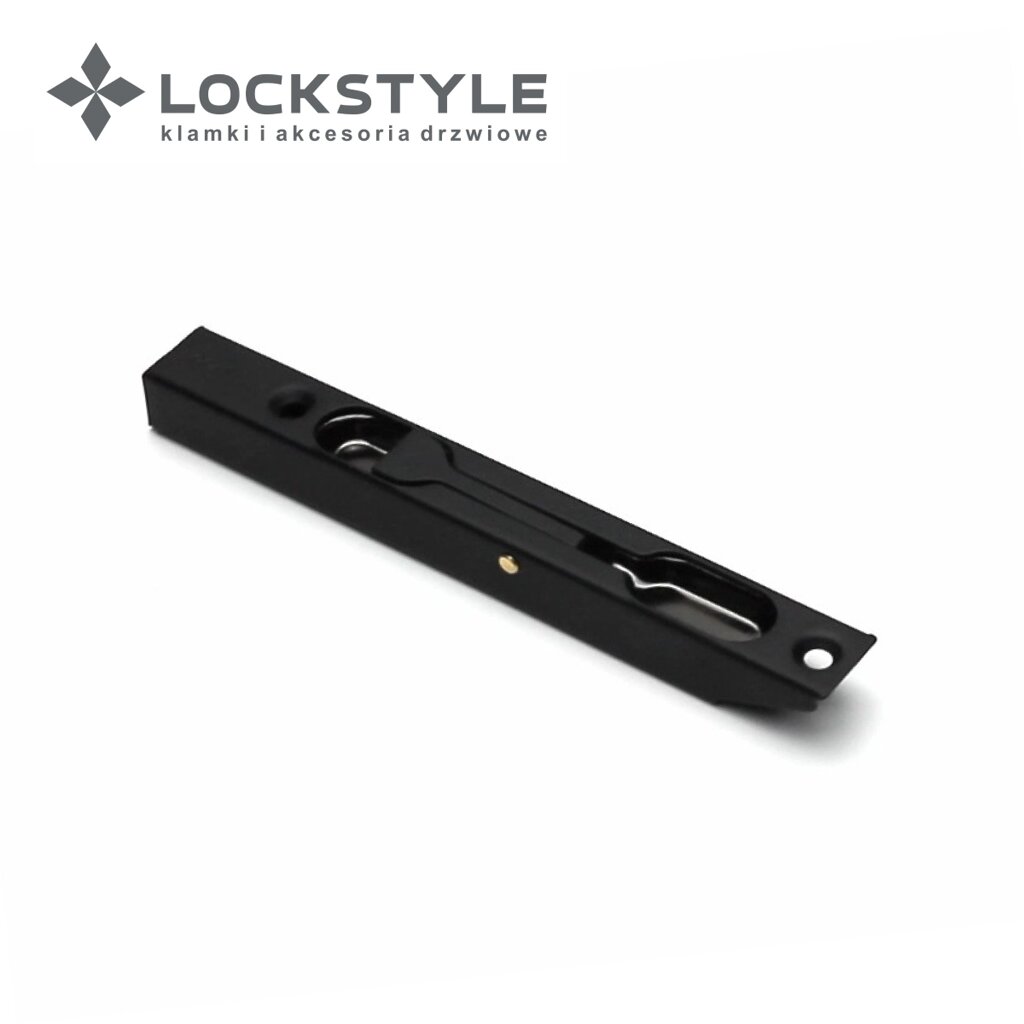 Ригель потайной LOCKSTYLE FB140 AL6 (черный матовый) от компании "Локстайл-Россия"- стильная фурнитура для дверей и мебели - фото 1