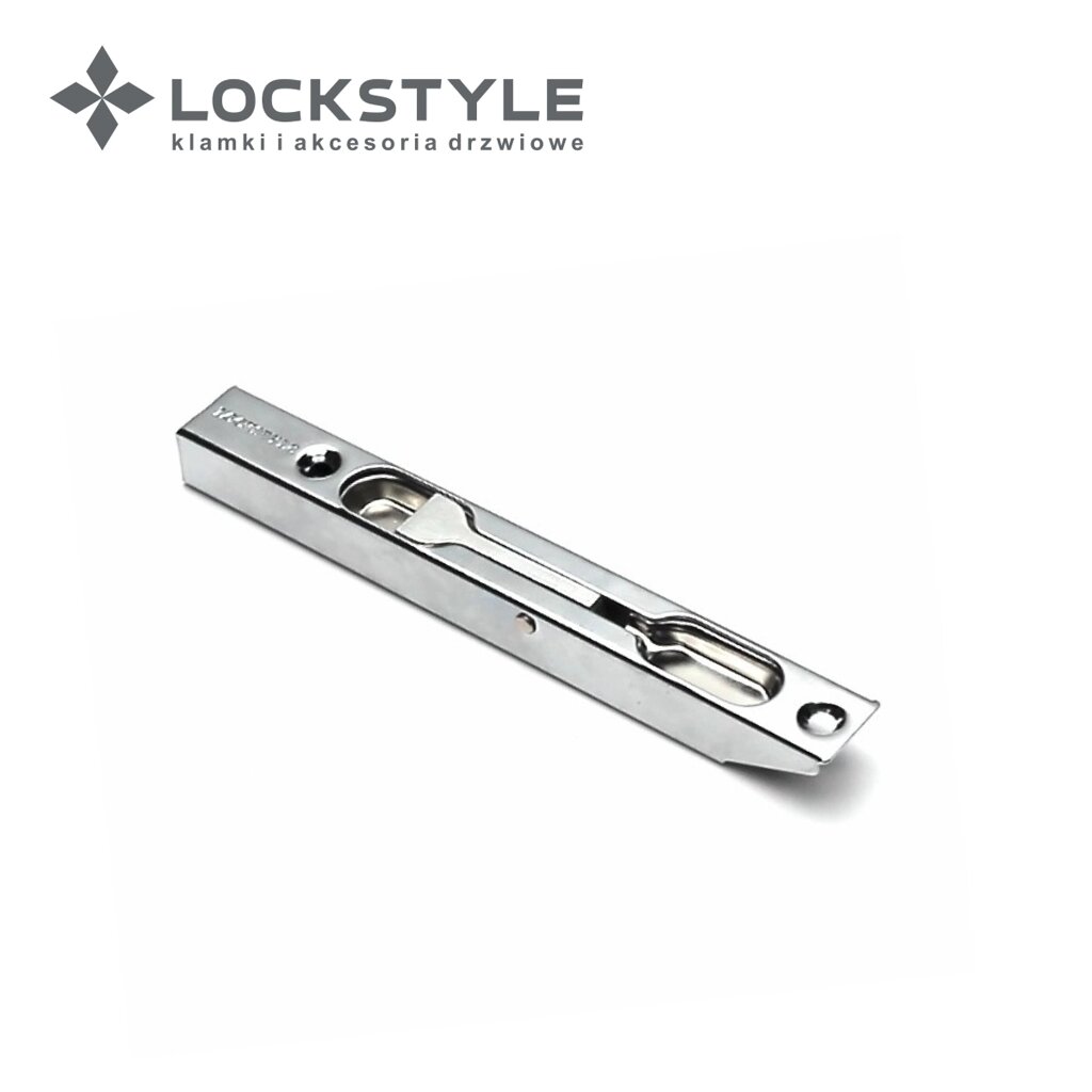 Ригель потайной LOCKSTYLE FB140 CP (хром) от компании "Локстайл-Россия"- стильная фурнитура для дверей и мебели - фото 1