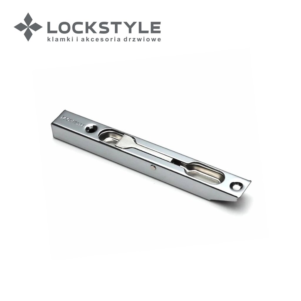 Ригель потайной LOCKSTYLE FB140 SC (матовый хром) от компании "Локстайл-Россия"- стильная фурнитура для дверей и мебели - фото 1