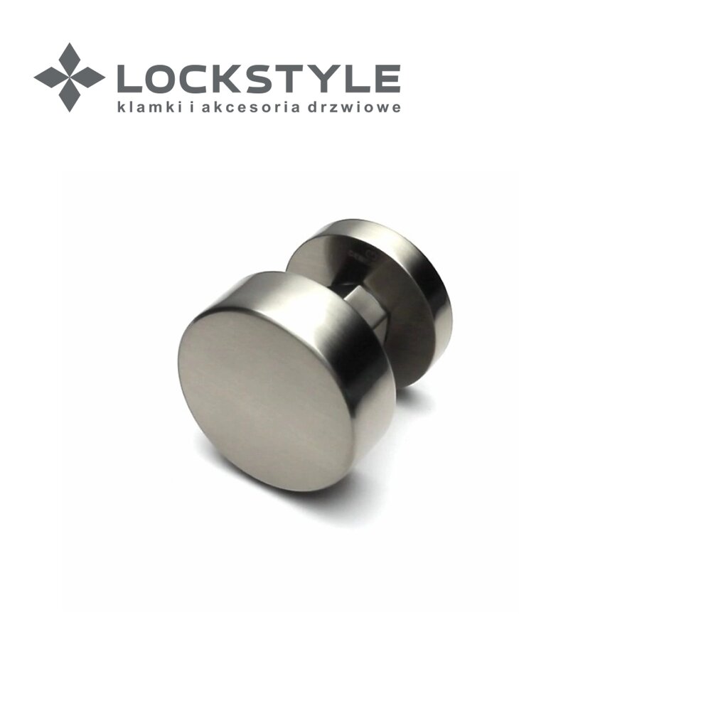 Ручка-кноб поворотная CEBI A5126 061 MP08 (матовый никель) серия IRIS от компании "Локстайл-Россия"- стильная фурнитура для дверей и мебели - фото 1