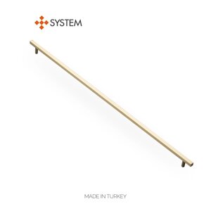 Ручка мебельная SYSTEM SY8807 0576 мм BB (матовое золото)