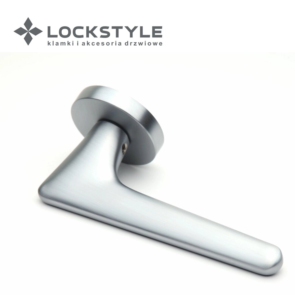 Ручки дверные LOCKSTYLE GIGI ZR цвет CBM (матовый хром) от компании "Локстайл-Россия"- стильная фурнитура для дверей и мебели - фото 1