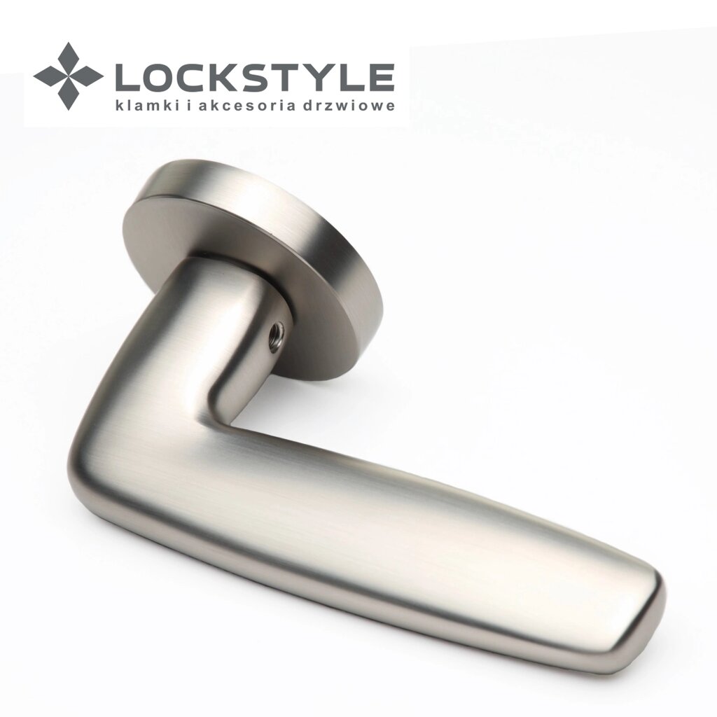 Ручки дверные LOCKSTYLE KAYA ZR цвет NBM (матовый никель) от компании "Локстайл-Россия"- стильная фурнитура для дверей и мебели - фото 1