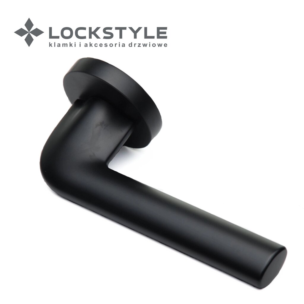 Ручки дверные LOCKSTYLE LUMA ZR цвет AL6 (черный) от компании "Локстайл-Россия"- стильная фурнитура для дверей и мебели - фото 1