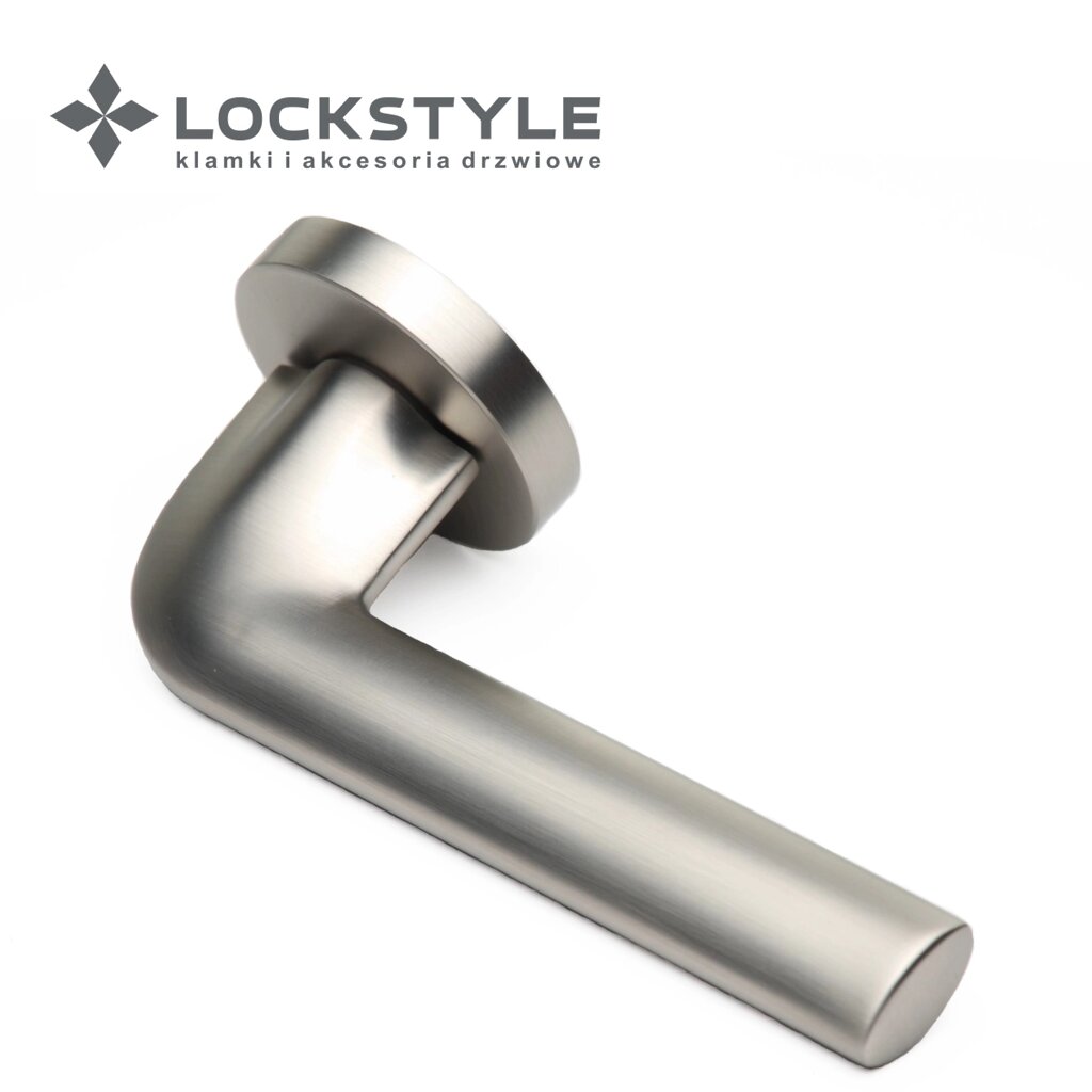 Ручки дверные LOCKSTYLE LUMA ZR цвет NBM (матовый никель) от компании "Локстайл-Россия"- стильная фурнитура для дверей и мебели - фото 1