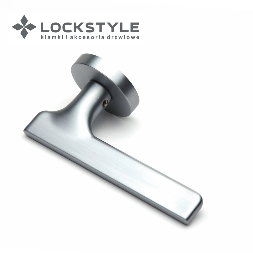 Ручки дверные LOCKSTYLE MIRA ZR цвет CBM (матовый хром) от компании "Локстайл-Россия"- стильная фурнитура для дверей и мебели - фото 1