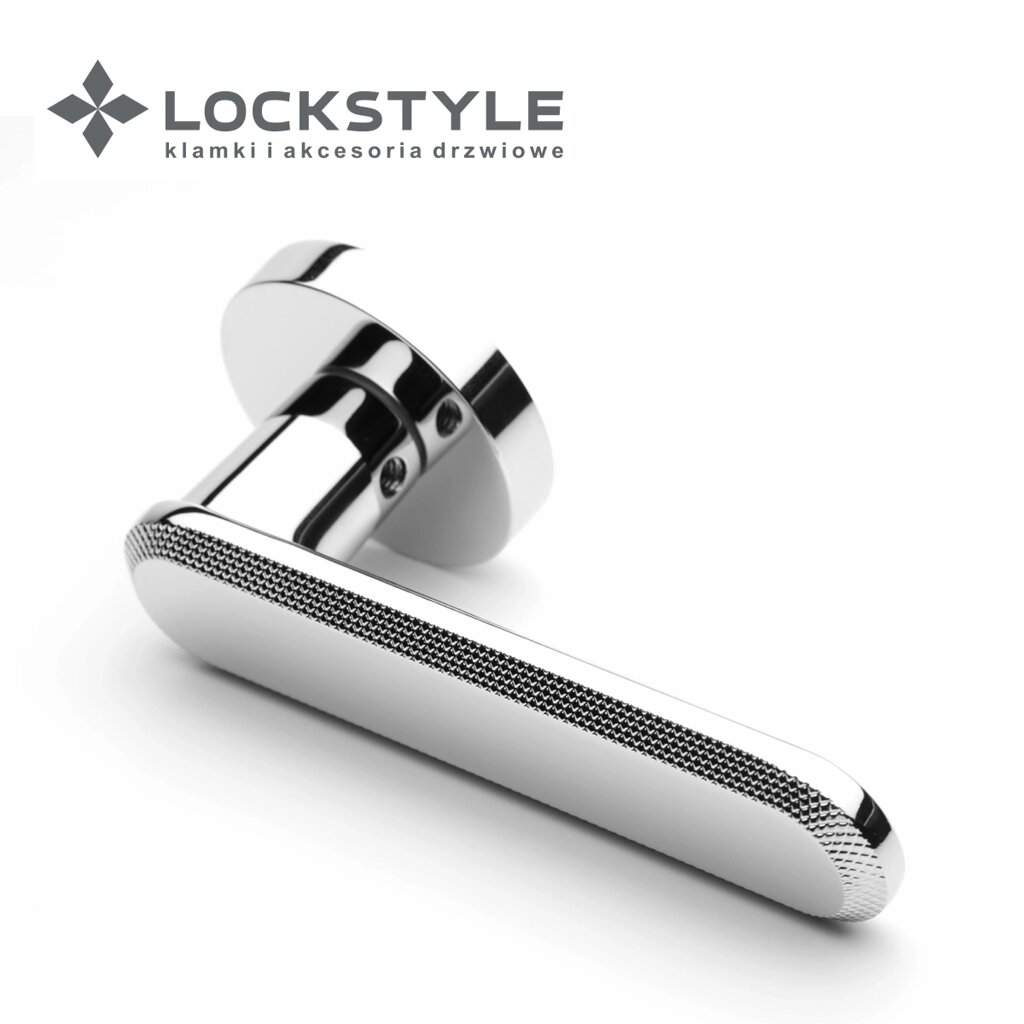 Ручки дверные LOCKSTYLE NOLA ZR цвет CR (хром) от компании "Локстайл-Россия"- стильная фурнитура для дверей и мебели - фото 1
