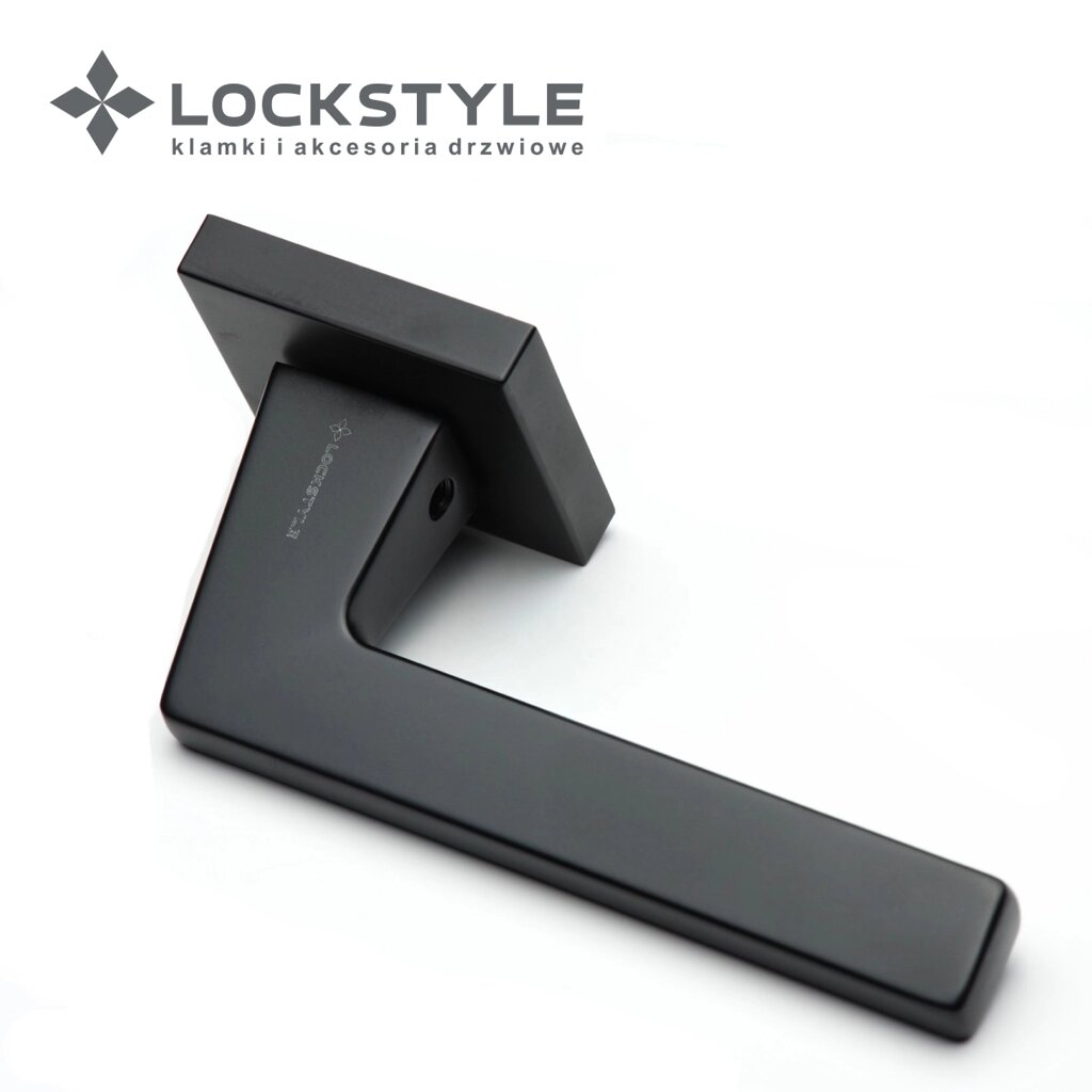 Ручки дверные LOCKSTYLE PRIME ZN цвет AL6 ( черный) от компании "Локстайл-Россия"- стильная фурнитура для дверей и мебели - фото 1