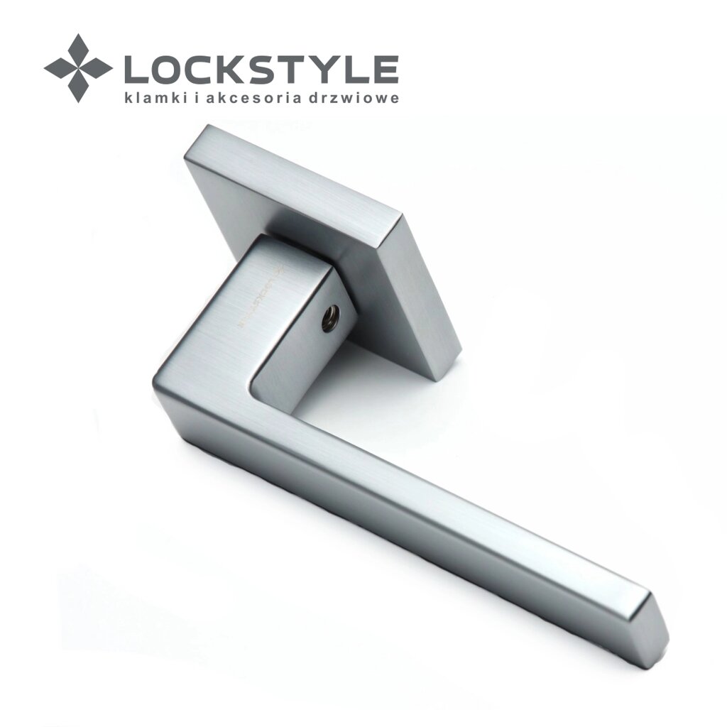Ручки дверные LOCKSTYLE SKY ZN цвет CBM ( матовый хром) от компании "Локстайл-Россия"- стильная фурнитура для дверей и мебели - фото 1
