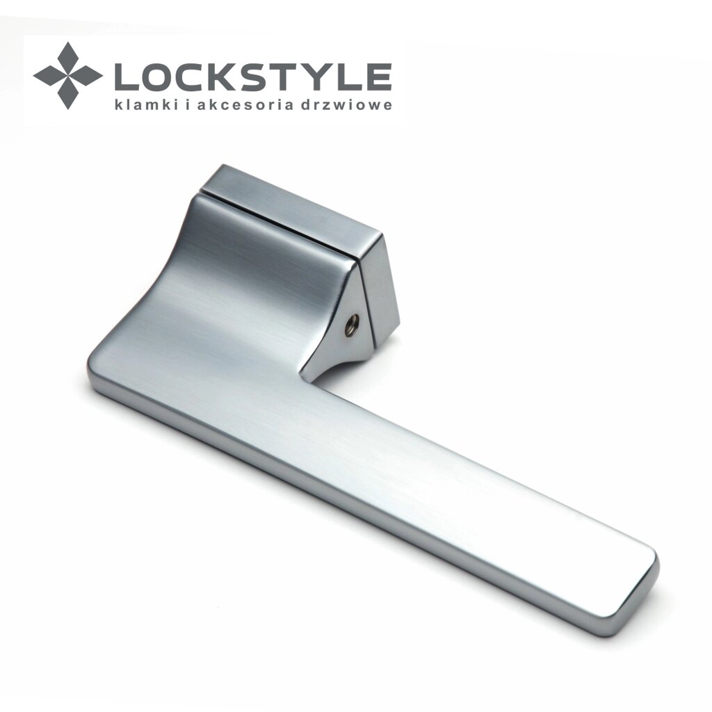 Ручки дверные LOCKSTYLE TOPAZ MPR цвет CBM (матовый хром) от компании "Локстайл-Россия"- стильная фурнитура для дверей и мебели - фото 1