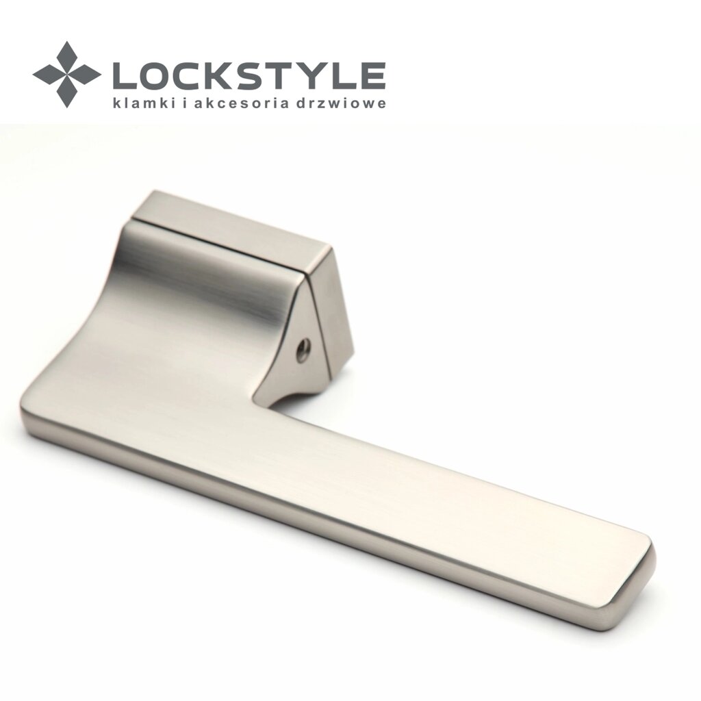 Ручки дверные LOCKSTYLE TOPAZ MPR NBM (матовый никель) от компании "Локстайл-Россия"- стильная фурнитура для дверей и мебели - фото 1