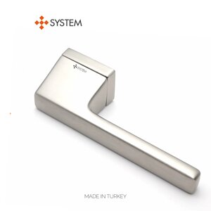 Ручки дверные SYSTEM ULTRON PR NBMX (брашированный матовый никель)