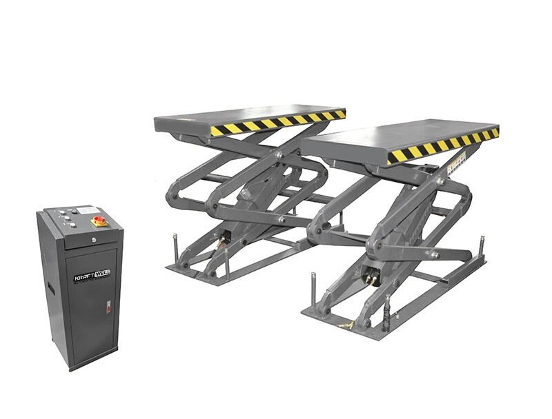 KraftWell KRW3.2U Подъемник ножничный короткий г/п 3200 кг. заглубляемый ##от компании## ООО "ЛенПромСервис" - ##фото## 1