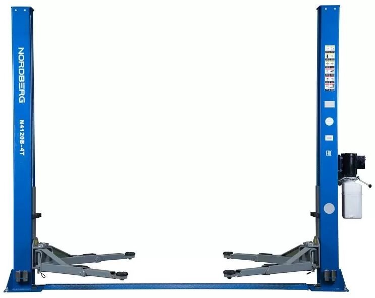 NORDBERG ПОДЪЕМНИК N4120B-4T_220V 2х стоечный электрогидравлич. 4т ##от компании## ООО "ЛенПромСервис" - ##фото## 1